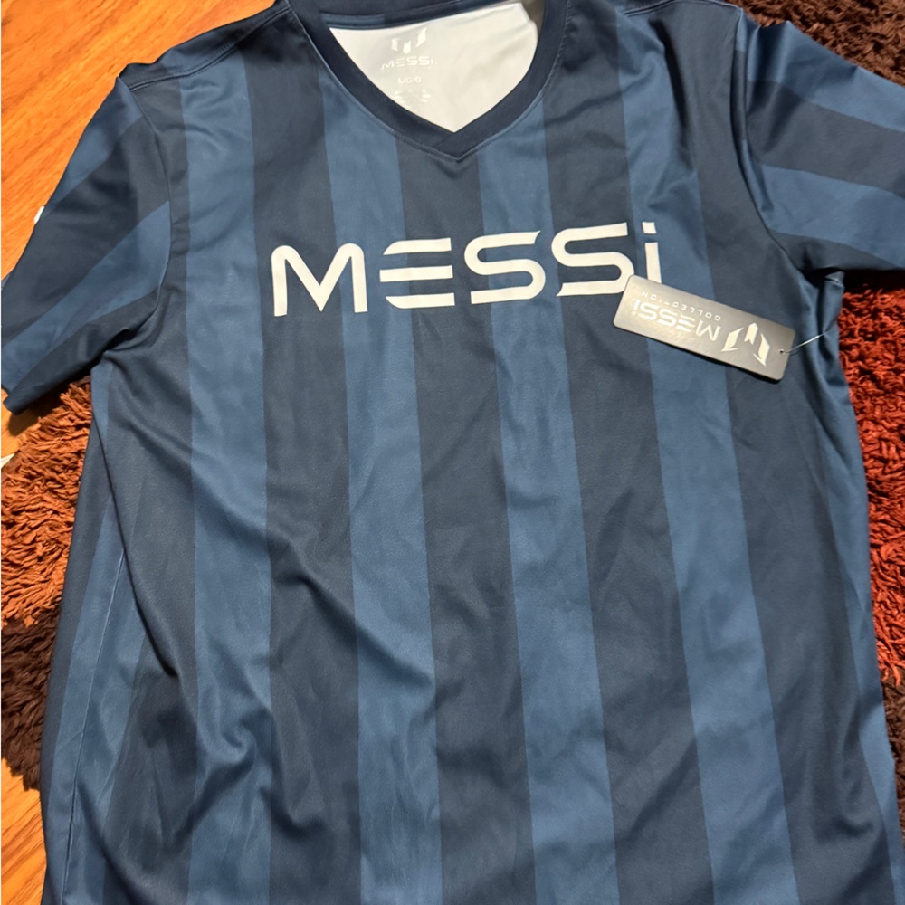 Messi Striped Blue Jersey